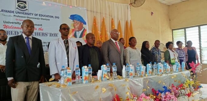 Emmanuel Alayande University of Education, Oyo Celebrates World Teachers’ Day