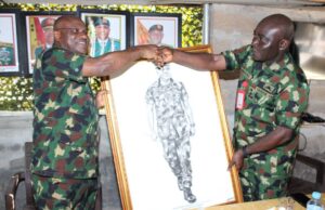 GOC 2 Division Visits 22 Armoured BRIGADE Illorin, Flags Off Exercise Still Water 111