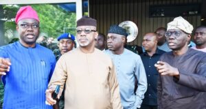 Sanwoolu, Abiodun, Oyebanji visits Makinde in Ibadan