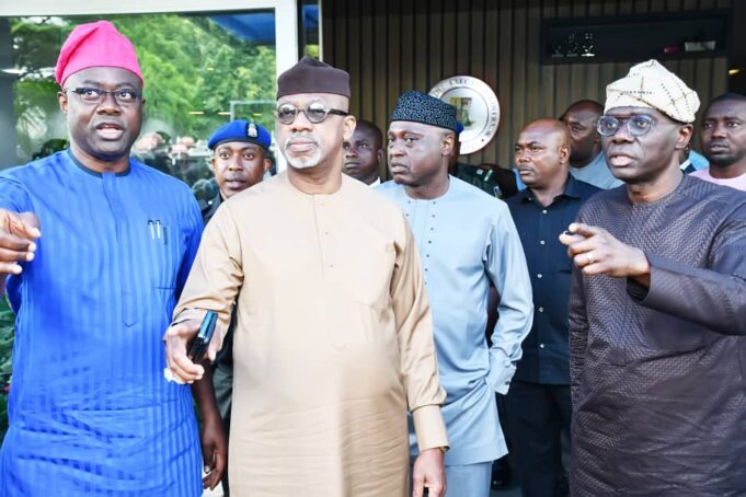 Sanwoolu, Abiodun, Oyebanji visits Makinde in Ibadan
