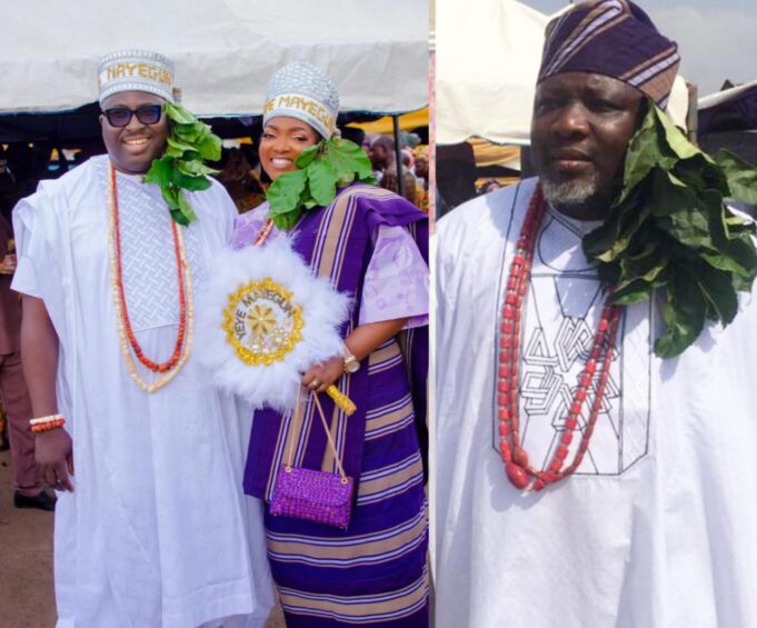 Oyo Speaker Rejoices With Hon. Owolabi, Benedict Akika, Wife Over Conferment of Chieftaincy Titles