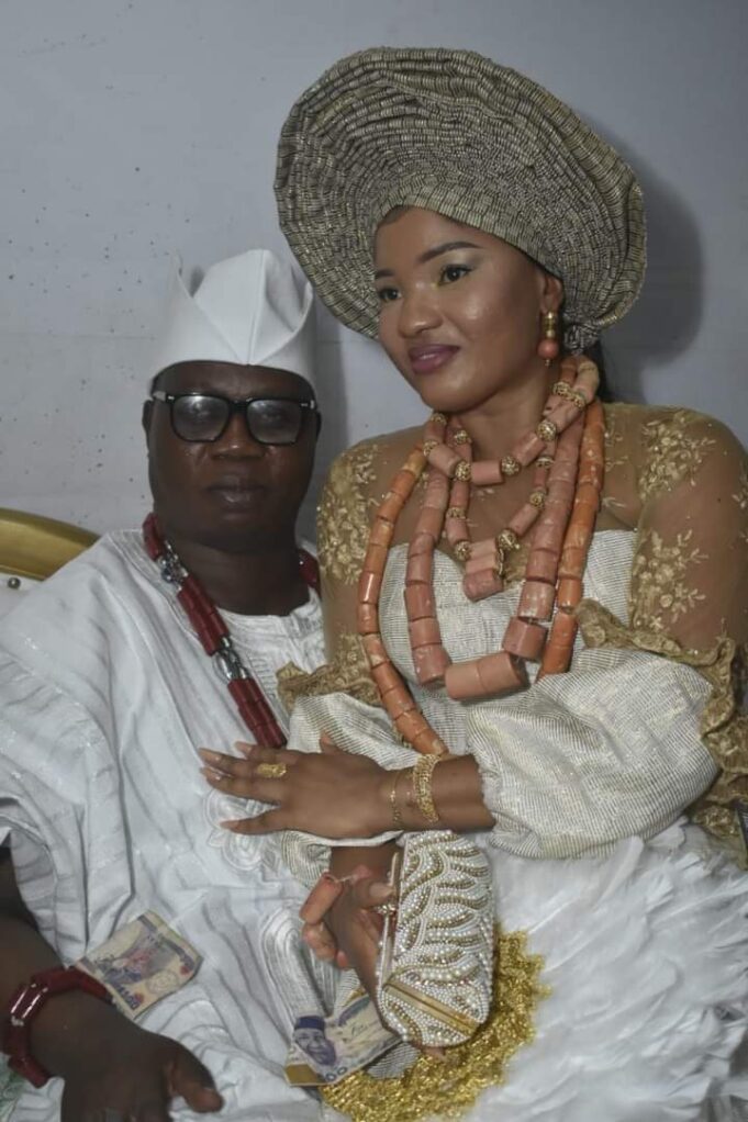 Pomp As Royalty meets Beauty at Gani Adams Wedding with Joy Onojaife
