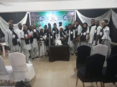 Old Student Association Celebrates Forty years Anniversary, donates note books to School.