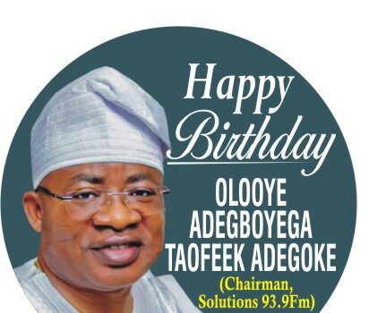 Oyo SWAN Celebrate Solution FM Chairman, Gboyee @60