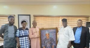 Courtesy Visit: Agbogun Congratulates Sanni on World Scientific Ranking, One Year coronation Anniversary
