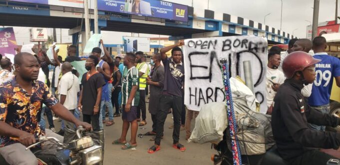 Protest: Youths urge Tinubu to address insecurity, hunger (Photos and Videos)
