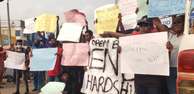 Protest: Youths urge Tinubu to address insecurity, hunger