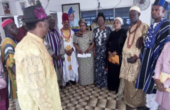 Olubadan: Buratai, Obas, other sympathizers throng late monarch Alarere’s residence
