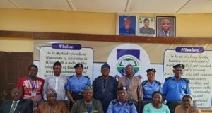New Oyo Police Area Commander, Olufunmilayo Oke visits Alayande University Management