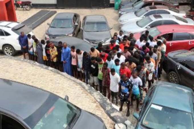 EFCC arrests 64 suspected internet fraudsters in Osun