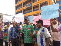 UPDATED: Oyo NLC, TUC picket NERC, IBEDC offices Ibadan, demands total reversal of tariff hike