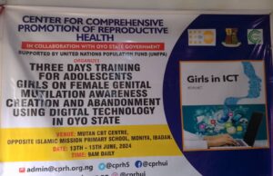 Oyo govt, CCPRH, UNPFA train adolescent girls to become FGM digital skills champion