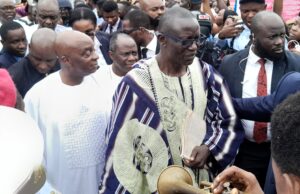 Tributes as Makinde, Ayedatiwa, Oyedepo, Udom join Bishop Wale Oke to lay mum to rest