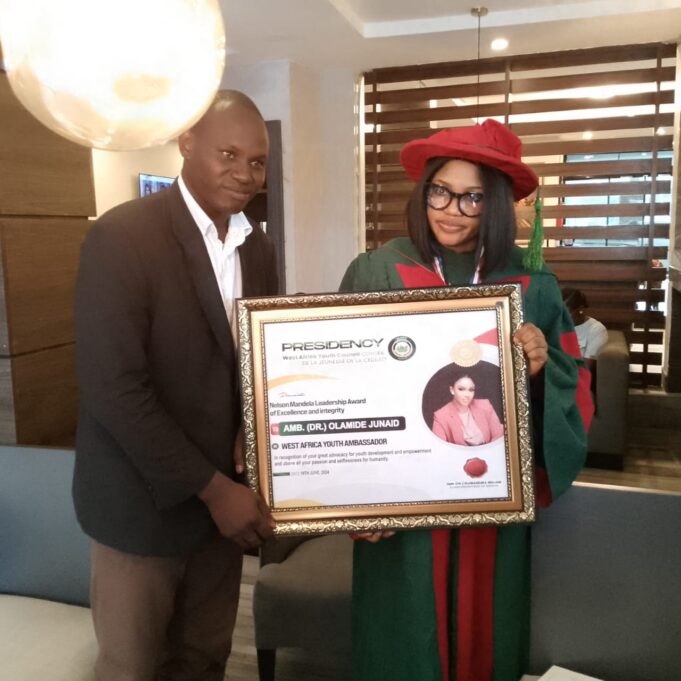 O.J foundation founder, Dr Junaid bags Nelson Mandela Leadership Award