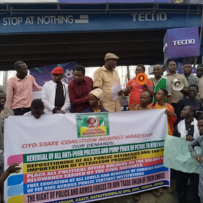 Protest: Two different groups hold peaceful match in Ibadan