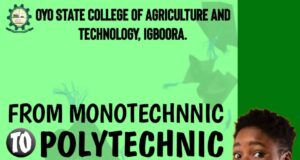Behold OYSCATECH Score Card of Excellence in Training, Research and Community Service