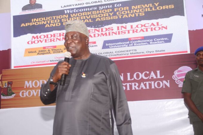 Oyo govt trains 352 LGA supervisory councillors, SAs