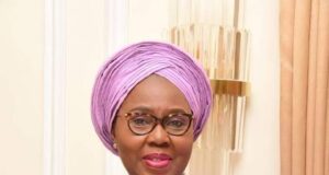Late Akeredolu’s wife, empowers 70 girls with laptops, solar system in Ibadan