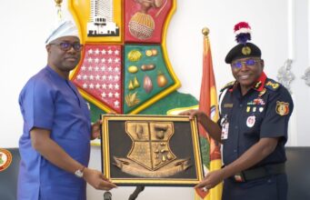 Makinde assures on continuous support to security agencies, hosts NSCDC boss, Audi, in Ibadan