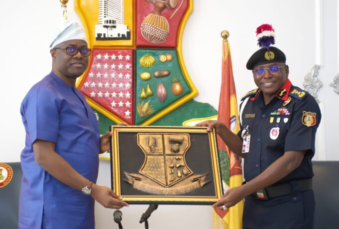 Makinde assures on continuous support to security agencies, hosts NSCDC boss, Audi, in Ibadan