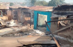 Moniya market razed as goods, property worth millions of naira destroyed in Ibadan