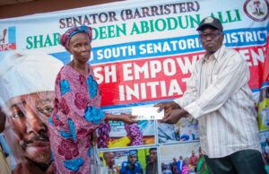 Senator Alli begins cash empowerment for women in Oyo South