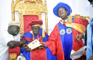 British America Varsity honors Olubadan with Doctorate degree