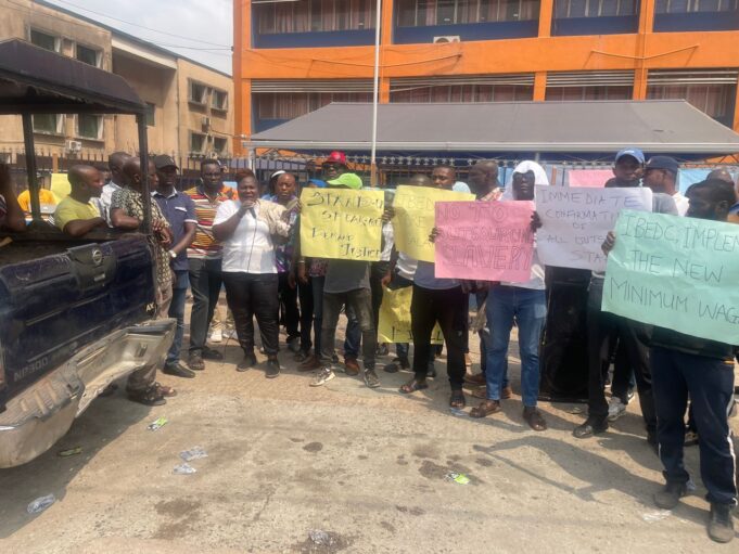 Electricity workers kick against sack of colleagues, stage protest in Ibadan