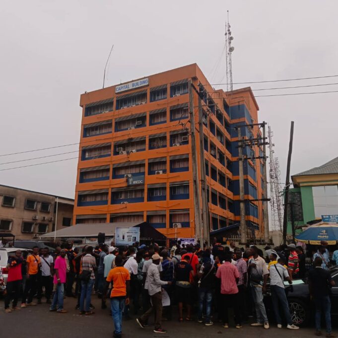 NLC, NUEE storm IBEDC in protest, barricade office
