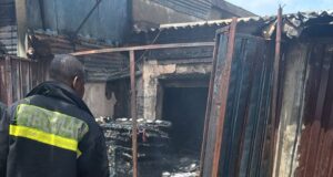 Textiles, fabrics, other items lost at fire guts Gbagi market