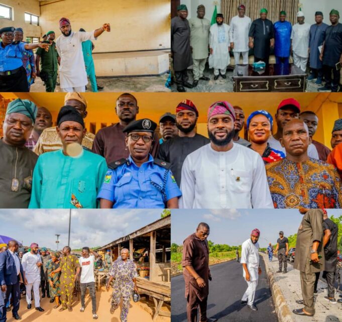 Oyo Speaker, pays working visit to Lanlate, extends financial support to general hospitals