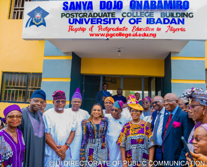 UI names Postgraduate building In honour of Late Professor Sanya Dojo Onabamiro