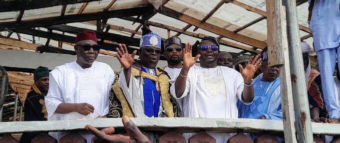 Olubadan, Ladoja, Adelabu, Folarin attend Agodi Eid