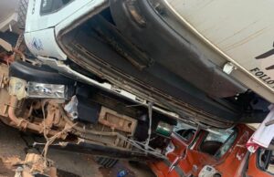 Tragedy as multiple trailer crashes into commercial cars, claim four in Ibadan