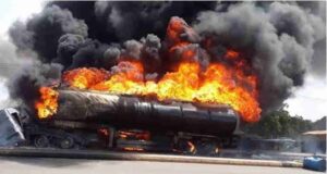 Panic, heavy traffic as another petrol tanker catches fire in Ibadan