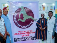 Oyo unveils female football club, Pacesetter Queens FC, showcases logo, leadership