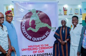 Oyo unveils female football club, Pacesetter Queens FC, showcases logo, leadership