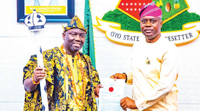 Makinde felicitates Alaafin at 50, says monarch’ll usher in Oyo’s golden era