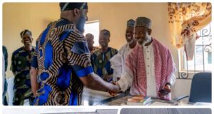 Oyo Speaker, Ogundoyin Visits New Chief Imam of Eruwaland, Preaches Unity, Tours Orphanage Home
