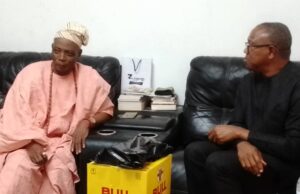 Peter Obi, Rhodes-Vivour visits Olubadan designate, Ladoja