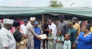 Egbeda LG distributes 70,000 exercise books to schools