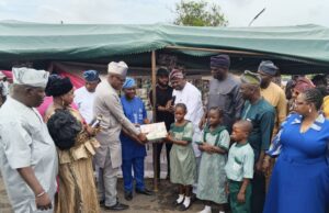 Egbeda LG distributes 70,000 exercise books to schools
