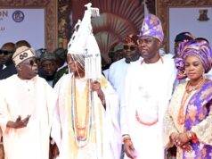 Tinubu, governors present as Makinde present instrument, staff of Office to Ladoja