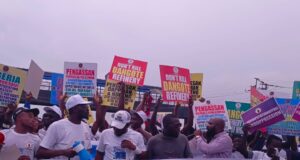 Dangote, PENGASSAN crisis: Youth coalition protest in Ibadan