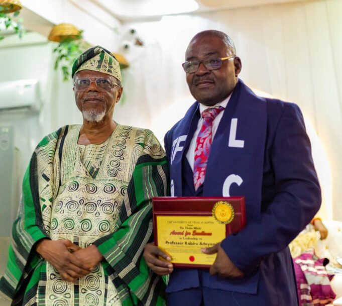 LCU VC, Prof. Adeyemo bags Thabo Mbeki award for excellence in leadership