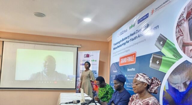 CEID hub, Celloop, consortium train 1,000 youths, women on lithium-ion battery manufacturing, packaging