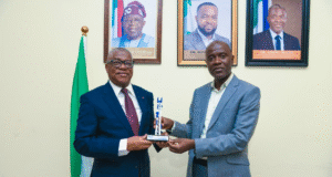 Photo News: NCC boss, Maida, Cameroon ART DG at benchmarking event