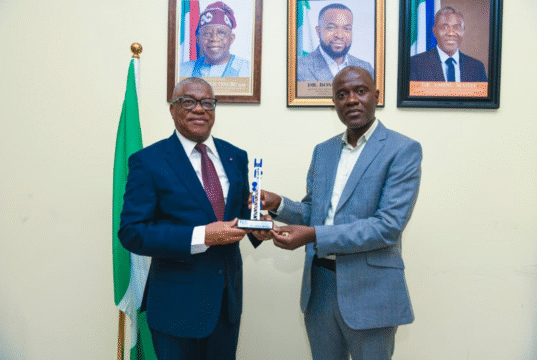 Photo News: NCC boss, Maida, Cameroon ART DG at benchmarking event