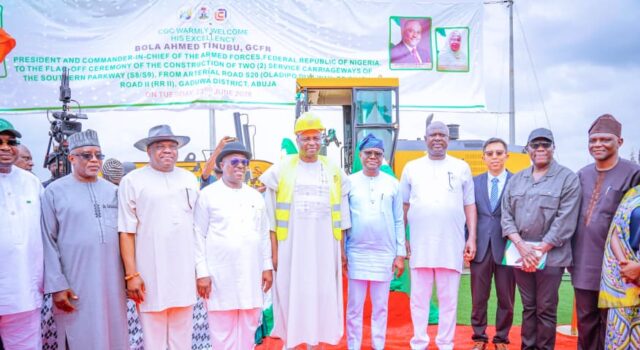 Tinubu flags off road projects in Abuja, reaffirms commitment to infrastructure development