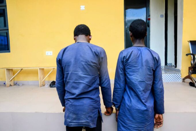Police arrest two suspected highway robbers, recover gun in Oyo